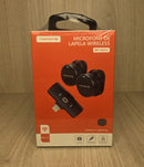 MICROFONE LAPELA IPHONE BOTÃO TOMATE