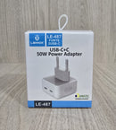 FONTE 2 USB-C LEHMOX 50W