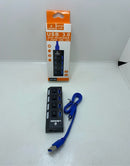 LEY- 201 HUB USB 4 PORTAS 3.0 LEHMOX