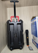 MS- 8256BR CAIXA DE SOM COM MICROFONE SEM FIO MINISTAR