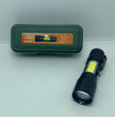 Lanterna LED Tática Lehmox LEY-2115 - Recarregável USB, Zoom Ajustável e Estojo Rígido