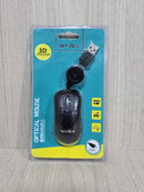 Mini Mouse Óptico Weibo FC-280 – Portabilidade com Cabo Retrátil