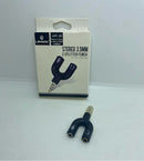 Cabo Adaptador Splitter P3 para P2 Duplo (Fone e Microfone) Lehmox LEY-23