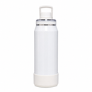 GARRAFA TÉRMICA 850 ML BRILHOSA COM TAMPA ACRÍLICO