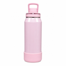 GARRAFA TÉRMICA 850 ML BRILHOSA COM TAMPA ACRÍLICO