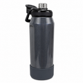 GARRAFA TÉRMICA 850 ML BRILHOSA COM TAMPA ACRÍLICO