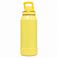 GARRAFA TÉRMICA 850 ML BRILHOSA COM TAMPA ACRÍLICO