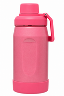 GARRAFA TERMICA 500 ML CERAMICA BRILHOSA COM TAMPA ACRILICO