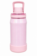 GARRAFA TERMICA 500 ML CERAMICA BRILHOSA COM TAMPA ACRILICO