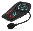 Fone de Ouvido Bluetooth 5.4 para Capacete Moto Lehmox LEF-GT9 com Iluminação RGB