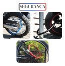 Tranca Anti-Furto Profissional Lehmox YA-2711 - Super Reforçada 22mm x 100cm