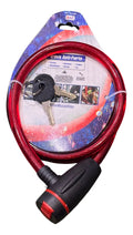 Cadeado Trava Anti-Furto Reforçado - 10mm x 65cm para Motos, Bikes e Portões