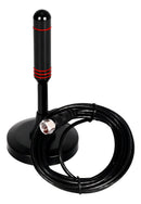 Antena Digital Interna/Externa Lehmox LEY-55 - HDTV, UHF/VHF com Cabo de 3 Metros