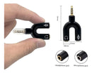 Cabo Adaptador Splitter P3 para P2 Duplo (Fone e Microfone) Lehmox LEY-23