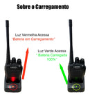 Rádio Comunicador Walkie Talkie Lehmox BF-777S – Kit com 2 Unidades