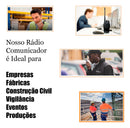 Rádio Comunicador Walkie Talkie Lehmox BF-777S – Kit com 2 Unidades
