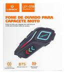 Fone de Ouvido Bluetooth 5.4 para Capacete Moto Lehmox LEF-GT9 com Iluminação RGB