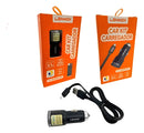 Kit Carregador Veicular Lehmox LE-505 Micro - Saída 3.1A com Cabo V8 Incluso
