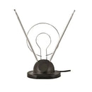 Antena Interna Digital Lelong LE-3094-4 - Recepção VHF e UHF com Hastes Telescópicas