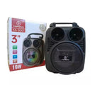 Caixa de Som Bluetooth Kapbom KA-8001 10W Portátil com LED RGB, Rádio FM, Entrada USB e TF – Som Potente 3”