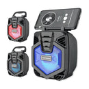 Caixa de Som Bluetooth Portátil Kapbom KA-8005 – 10W, Recarregável, Entrada USB e Cartão, Luz LED, Design Compacto