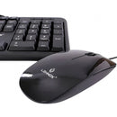 Kit Teclado e Mouse Com Fio USB Lehmox LEY-214 – Design Ergonômico