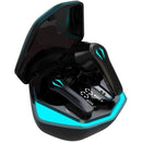 Fone de Ouvido Bluetooth Gamer Kapbom KA-790 Sem Fio com Display Digital, Microfone e Estojo de Carga – Som 3D Estéreo P