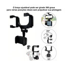 Suporte Veicular H’maston CJ-46 para Retrovisor com Rotação 360° – Universal para Celular e GPS