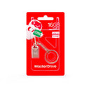 Pendrive 16GB 32GB 64GB USB 2.0 MasterDrive Alta Velocidade Compacto
