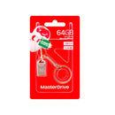 Pendrive 16GB 32GB 64GB USB 2.0 MasterDrive Alta Velocidade Compacto