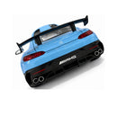 Miniatura Carro Esportivo AMG Azul 1:24 Metal Colecionável Portas e Capô Abrem Detalhado