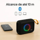 Caixa de Som Portátil Bluetooth Altomex AL-5115 - LED RGB e Som Potente