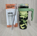 COPO TERMICO 750 ML COM CANUDO E ALÇA