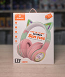 Fone de Ouvido Bluetooth Gatinho Lehmox LEF-1027C – Orelhas RGB e Bluetooth 5.4